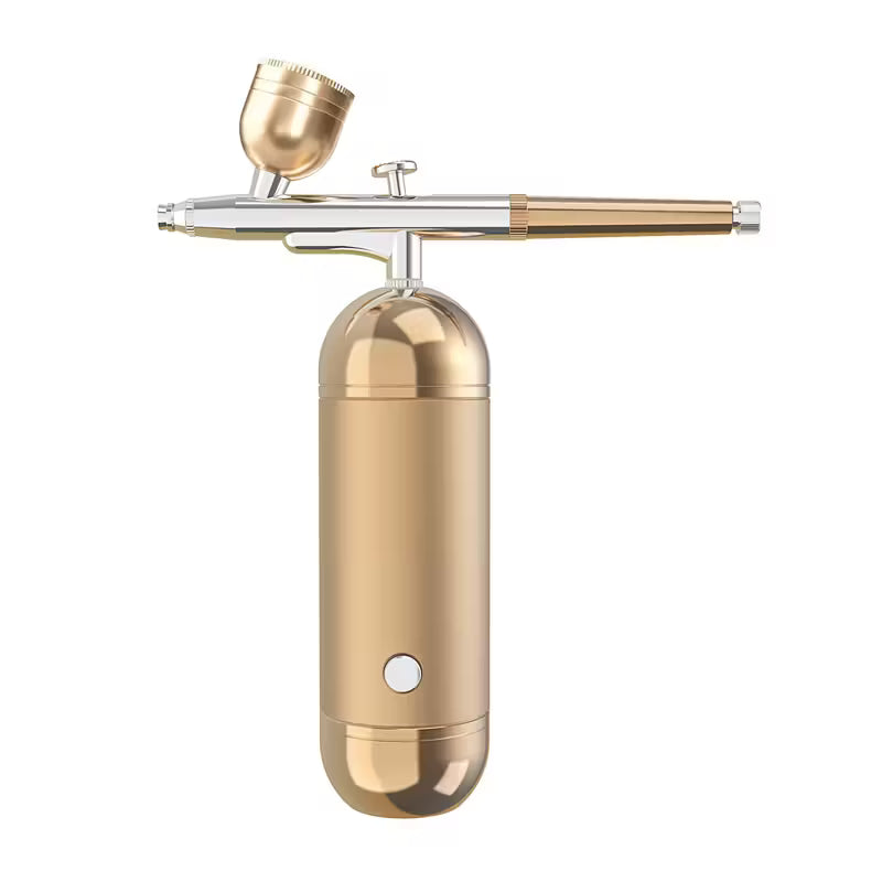 Professional Wireless Airbrush Nail Art System with Built-In Compressor - Rechargeable