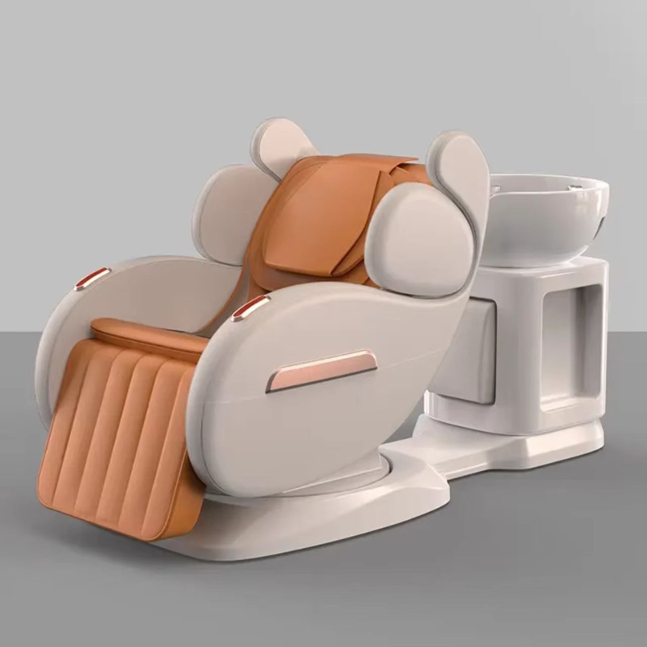 Adjustable Fixed Point Massage Shampoo Chair - Professional Hair Wash Station with Massage Function | Luxe Salon Equipment