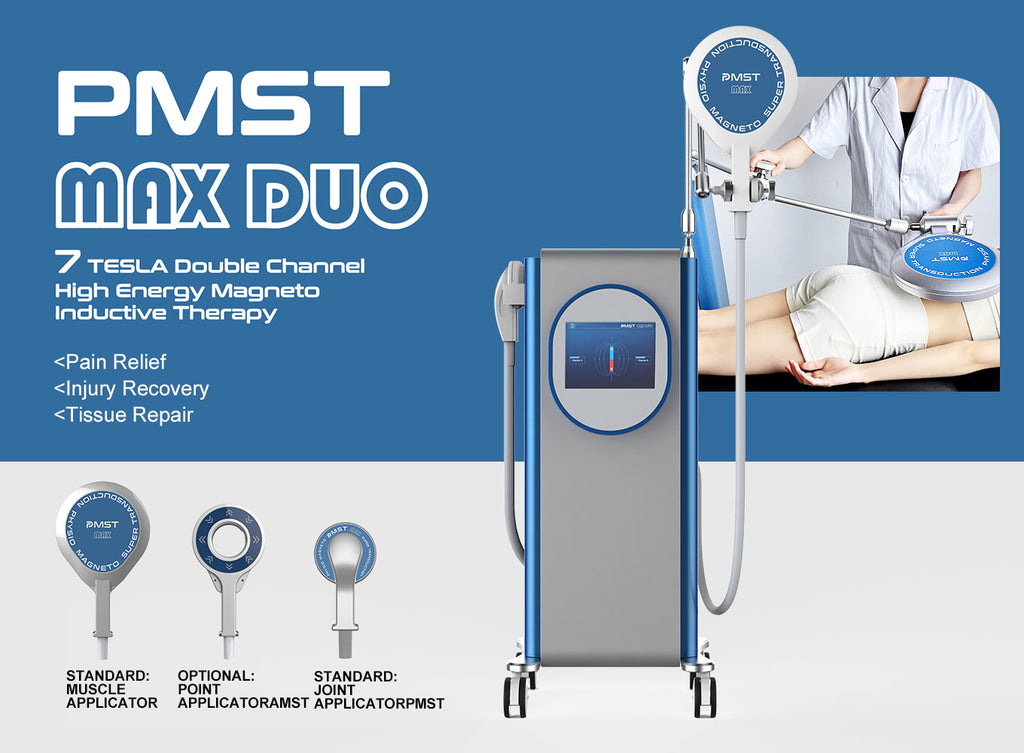 Professional PMST Max Duo 7 Tesla Magneto Therapy Machine for Pain Relief & Rehabilitation