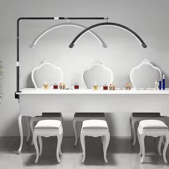 Professional Half Moon LED Clip Light for Lash Extensions and Nail Art