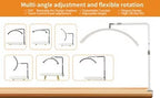 Professional Half Moon LED Clip Light for Lash Extensions and Nail Art