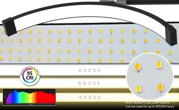 Professional Half Moon LED Clip Light for Lash Extensions and Nail Art