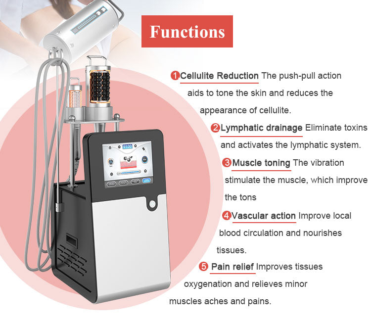 Professional Compressive Microvibration Therapy Machine for Cellulite Reduction & Body Contouring