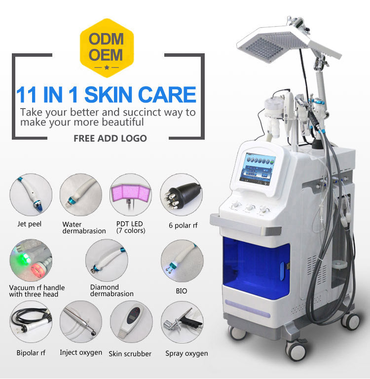 Professional 11-in-1 Hydro Facial Machine for Deep Cleansing & Skin Rejuvenation