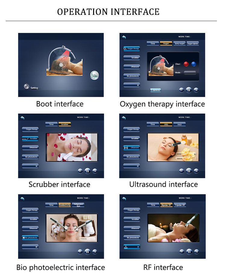 Professional 10-in-1 Hyperbaric Oxygen Facial Machine for Deep Hydration & Skin Rejuvenation