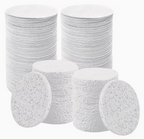 110pcs Compressed Facial Sponges - Disposable Natural Round Soft Pads | Multicolour