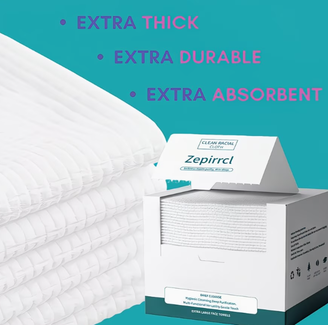 Disposable Large Facial Towels 26x30cm - Soft & Skin-Friendly | 40 or 80 Sheets