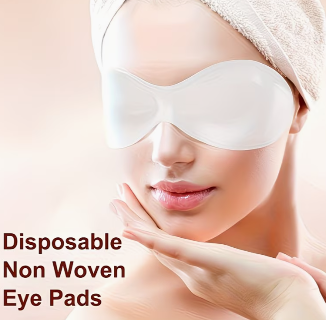 400pcs Disposable Eye Mask Pads - Non-Woven, Fragrance-Free & Alcohol-Free | Sensitive Eyes