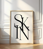 1pc Unframed Esthetician Studio Wall Art