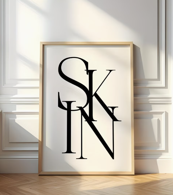 1pc Unframed Esthetician Studio Wall Art