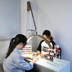 Wall Mounted Half Moon Light Manicure Lamp with Phone Stand