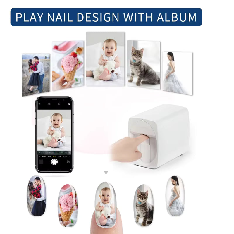 3D Nails Mobile Nail Art Printer Package