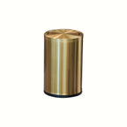 Golden Light Small Stainless Steel Flip-Top Trash Can