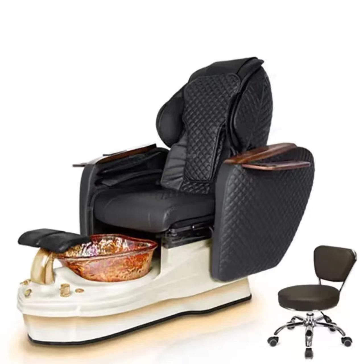 Adjustable Combo Massage Pedicure Chair - Fixed Point & Airbag B
