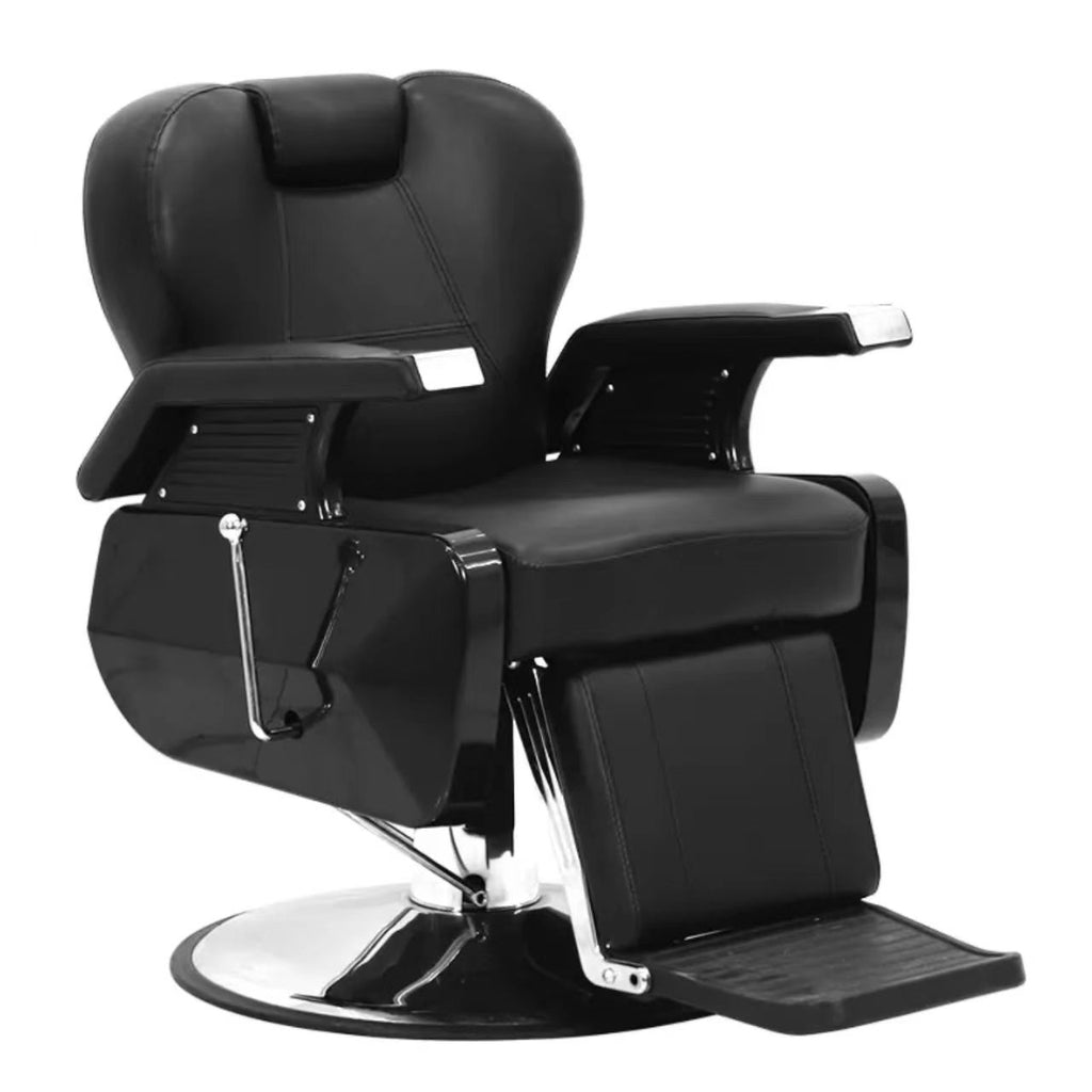 Leather Mechanical Styling & Barber Chair 360° Rotation B