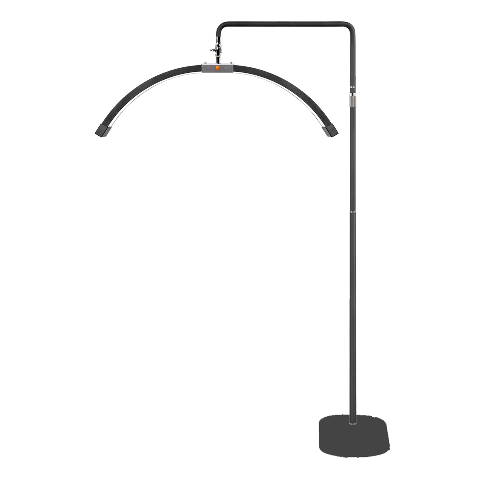 Floor-Mounted Moon Eyelash Lamp with Mirror & Phone Stand