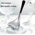 2pcs Reusable Facial & Eye Stainless Steel Facial Ice Contour Massager