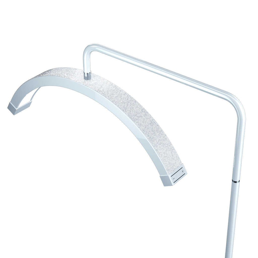 Floor Mounted Moon Light Eyelash Lamp with Phone Stand