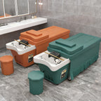 Thai Adjustable Combo Massage, Moxibustion & Shampoo/Hair Wash Bed