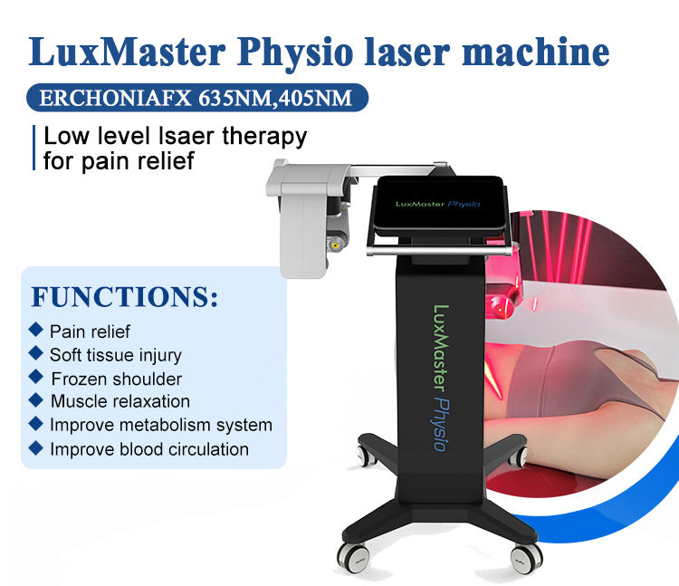 Professional LuxMaster Physio Semiconductor Laser Therapy Machine for Pain Relief & Rehabilitation