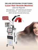Professional 650nm Laser Hair Regrowth Machine for Hair Loss Treatment & Scalp Health