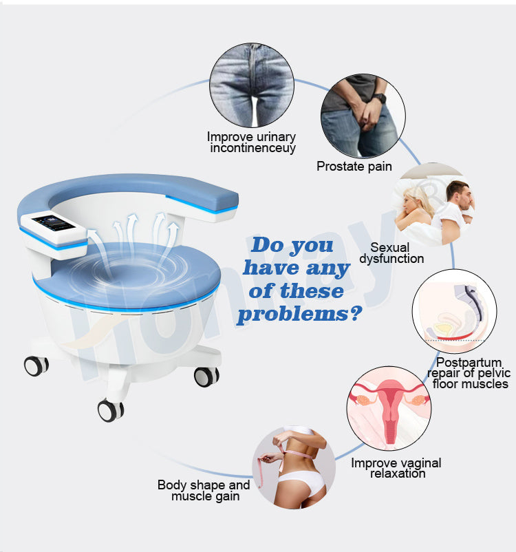 Professional EMS Pelvic Floor Chair for Urinary Incontinence & Pelvic Health