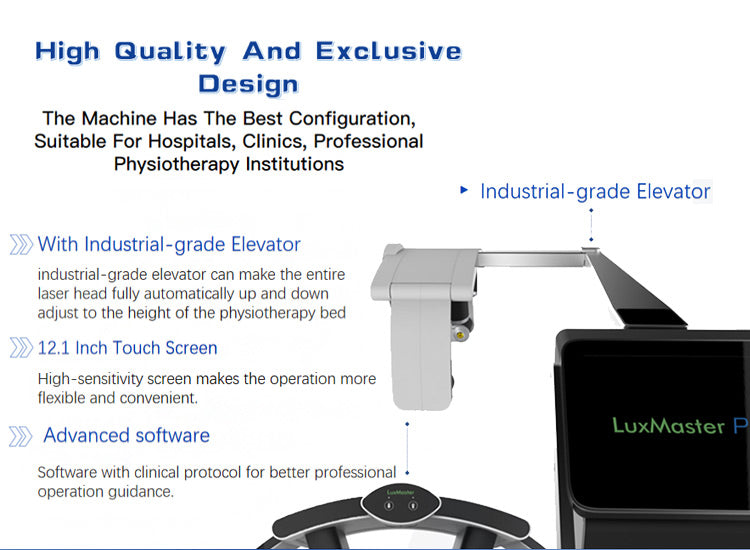 Professional LuxMaster Physio Semiconductor Laser Therapy Machine for Pain Relief & Rehabilitation