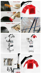 Professional 650nm Laser Hair Regrowth Machine for Hair Loss Treatment & Scalp Health