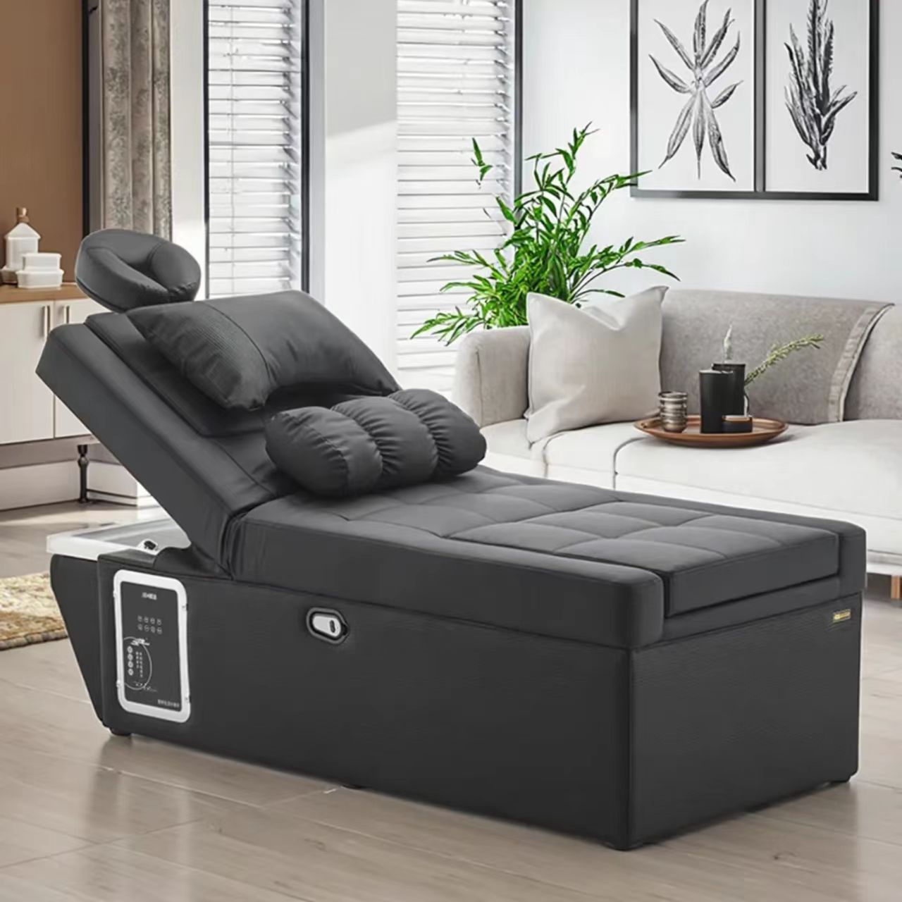 Adjustable Combo Massage, Pedicure & Shampoo/Hair Wash Bed
