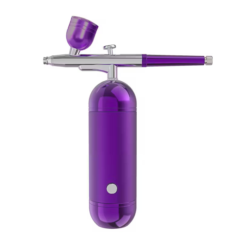 Professional Wireless Airbrush Nail Art System with Built-In Compressor - Rechargeable