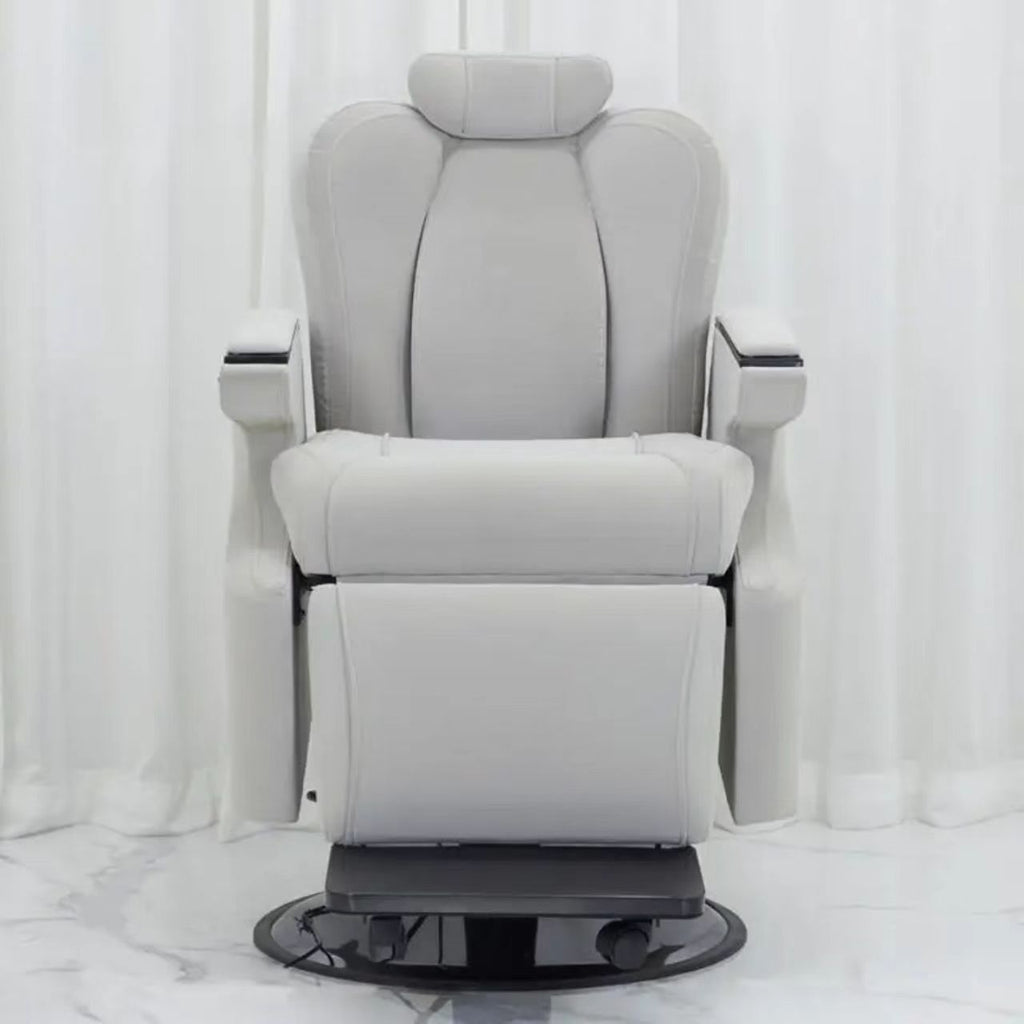 Leather Mechanical Styling & Barber Chair 360° Rotation A