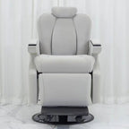 Leather Mechanical Styling & Barber Chair 360° Rotation A