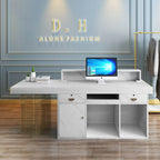 Custom Rectangular Salon & Spa Reception Desk C