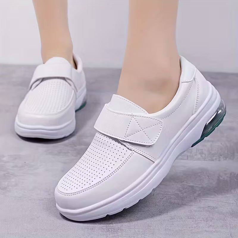 Elegant Women’s Nurse Shoes Adjustable Slip-On Design