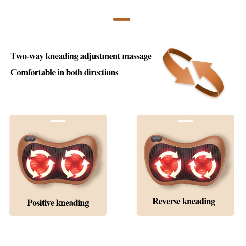 Massage Pillow with Heat Therapy for Neck and Shoulder Relief