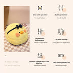 Children's Foot Warmer with Soft Plush Design - Yellow