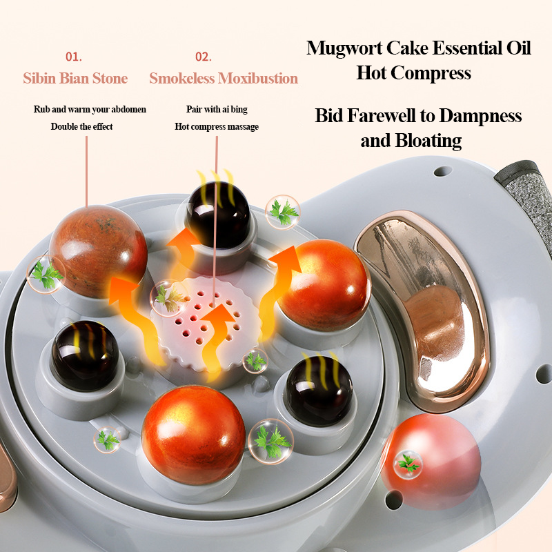 Abdominal Massager with EMS Technology for Muscle Toning