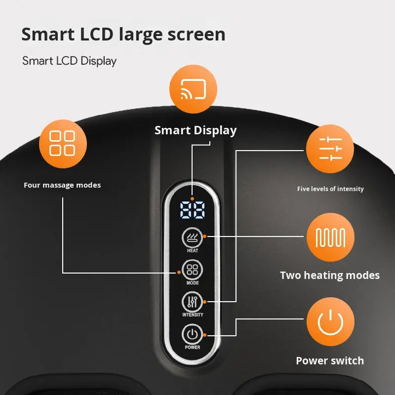 Foot Massager with Heat Therapy and Air Compression