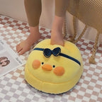 Children's Foot Warmer with Soft Plush Design - Yellow
