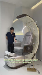 Crescent Moon Adjustable Massage Pedicure Chair