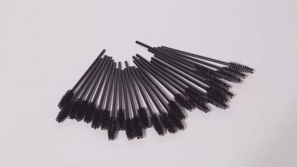 500pcs Disposable Mascara Wands & Eyelash Extension Brushes - Soft Nylon Bristles | Professional