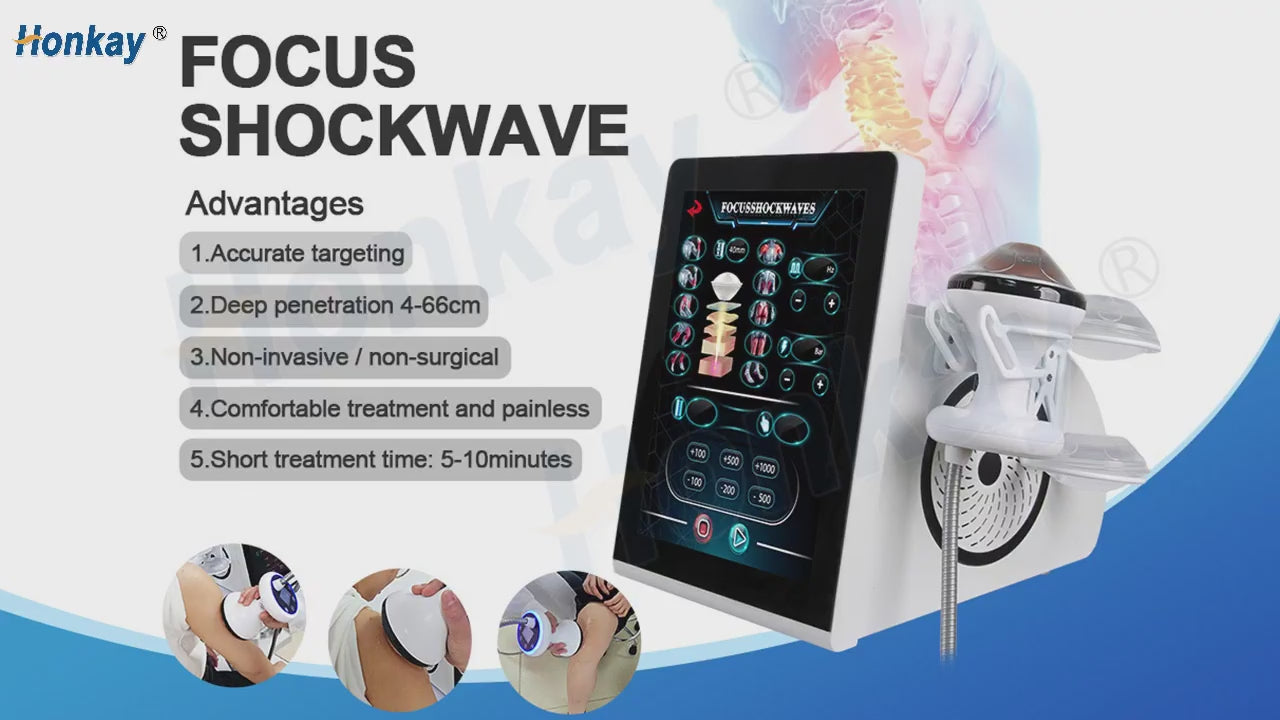 Professional Focus Shockwave Therapy Machine for Physical Therapy & Rehabilitation
