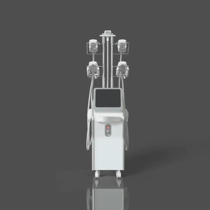 Professional 4-Handle Cryolipolysis Fat Freezing Machine for Multi-Area Fat Reduction & Body Contouring