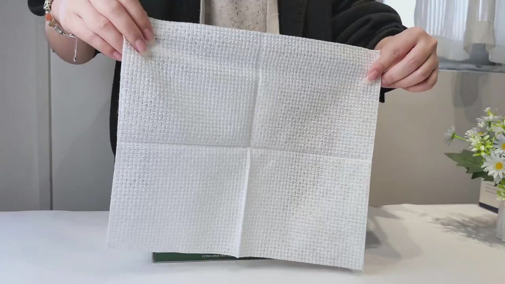 Disposable Large Facial Towels 26x30cm - Soft & Skin-Friendly | 40 or 80 Sheets