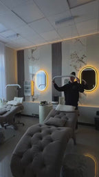 Ceiling Mount Half Moon Light Eyelash Lamp