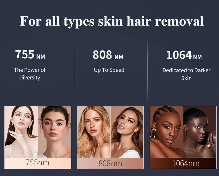 Portable Diode Laser Hair Removal Machine