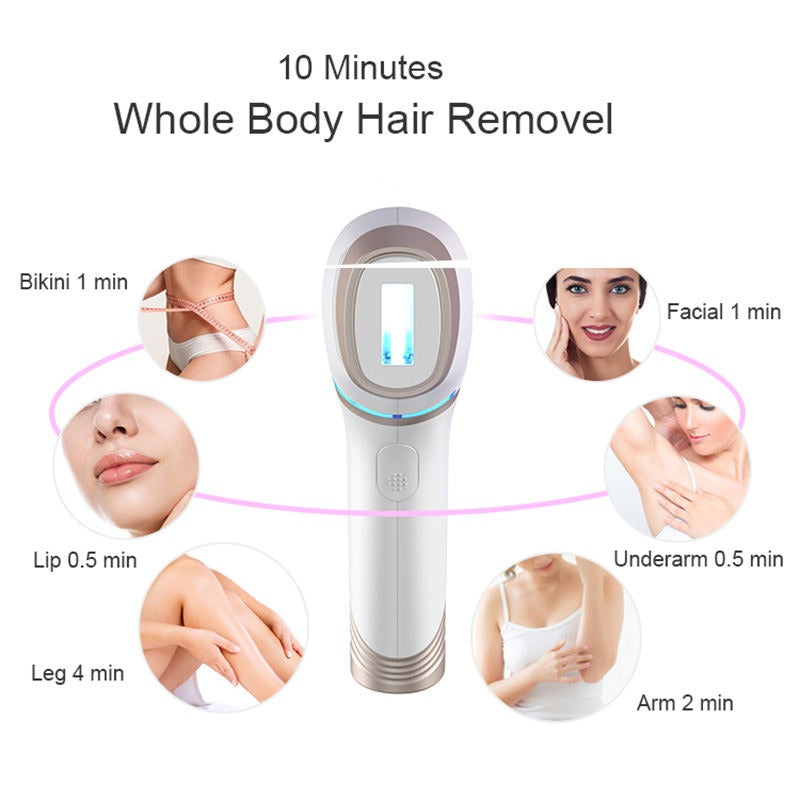 Handheld Ice Cooling ILP Hair Removal Laser