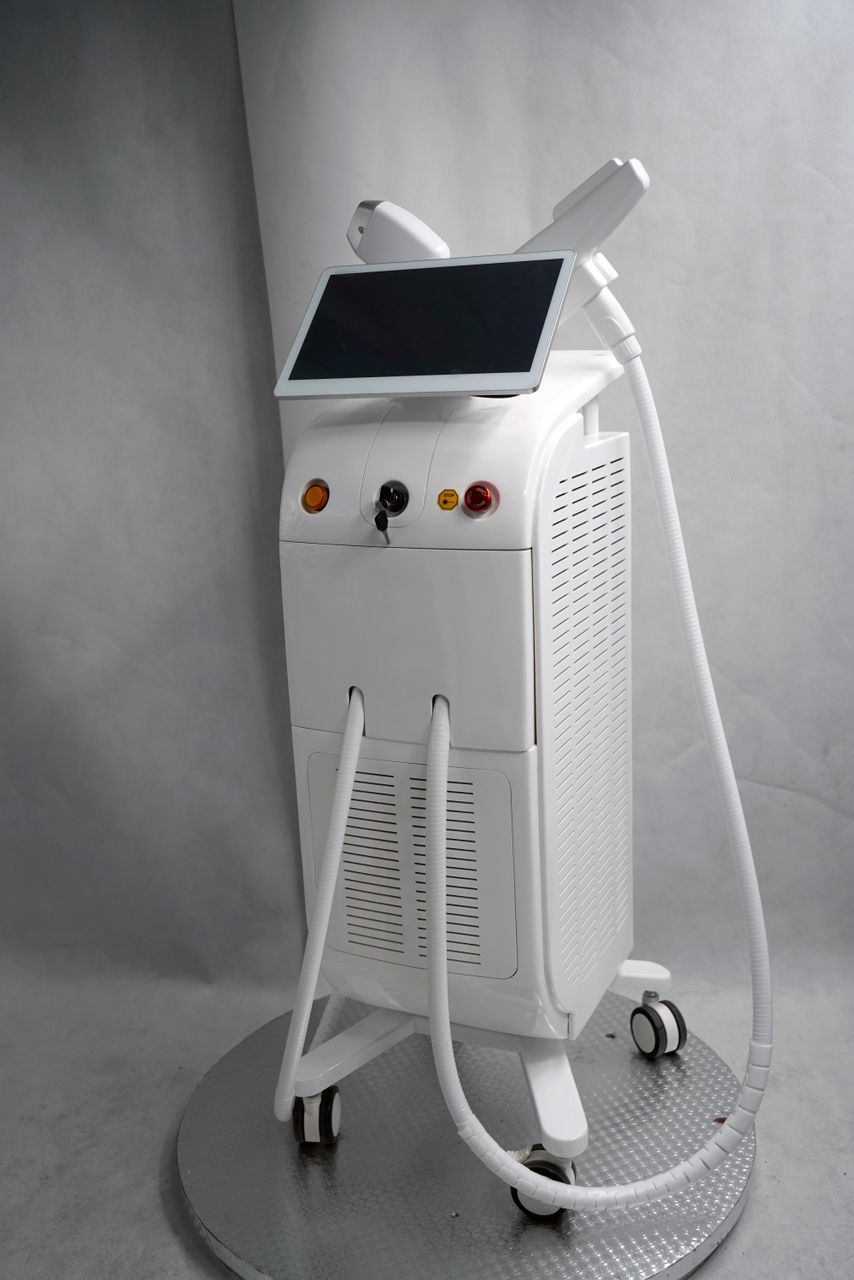 Professional 2-in-1 Diode Laser & ND:YAG Laser Machine for Hair Removal and Skin Rejuvenation